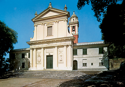 Facciata del Santuario di Nostra Signora dell'Ulivo